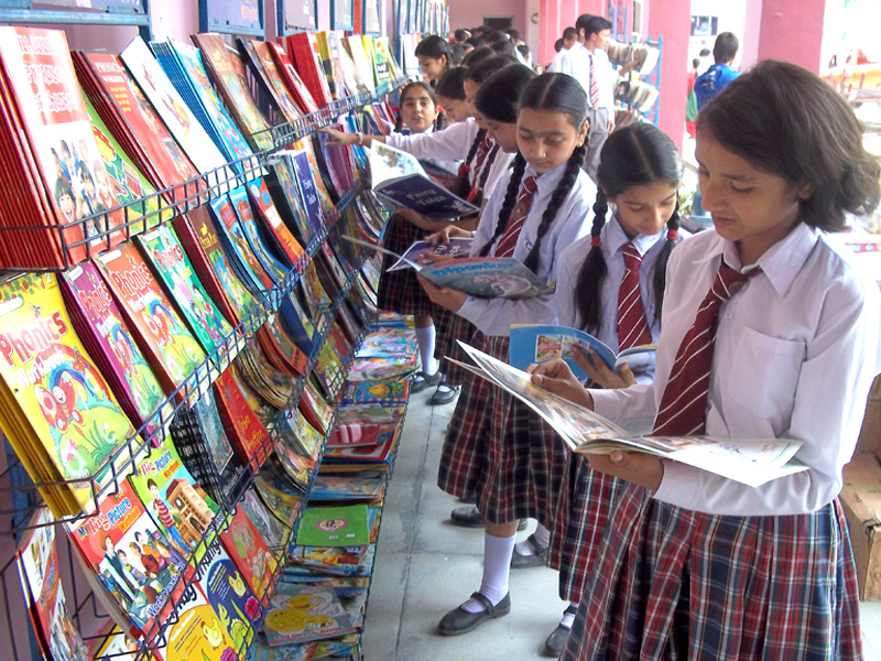 Book Fair at School Campus in Banuri, Palampur
