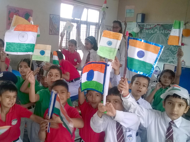 Celebration of Independence Day in Crescent School, Banuri, Palampur