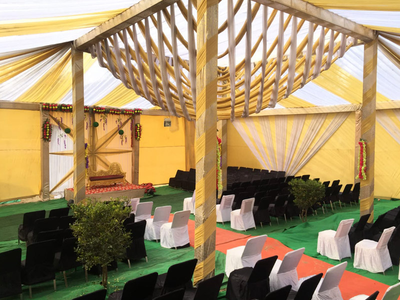 Tent Decoration at Sundarnagar in Mandi